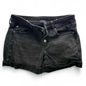 American Eagle Black Denim Women's Shorts Size 4